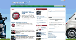 Desktop Screenshot of cinquecentisti.com