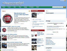 Tablet Screenshot of cinquecentisti.com
